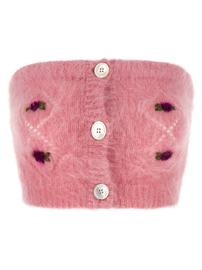 'Carded Mohair' top Tops