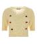 Alessandra Rich Carded mohair knit jumper with embroidery