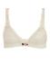Alessandra Rich Carded mohair knit bra with embroidery