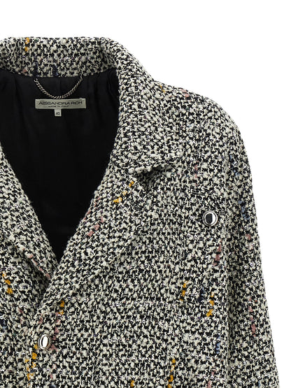 Tweed bomber jacket Down jacket, Parka, Casual jackets