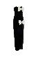 Alessandra Rich Velvet evening dress with bows