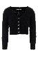 Alessandra Rich Mohair blend sequin cable knit off-shoulder top