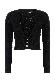Alessandra Rich Sequin knit crop cardigan
