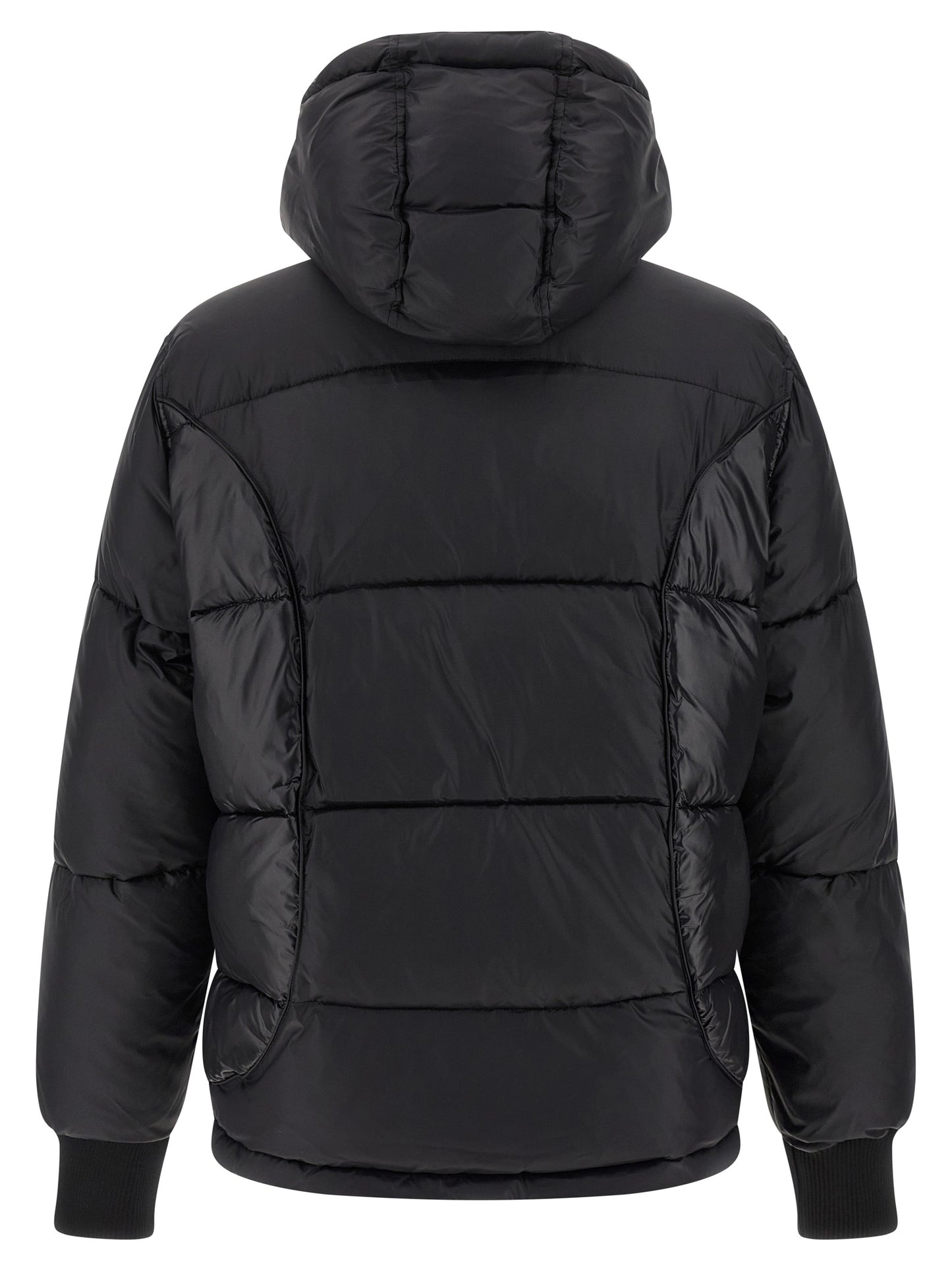 Logo patch down jacket Down jacket, Parka, Casual jackets