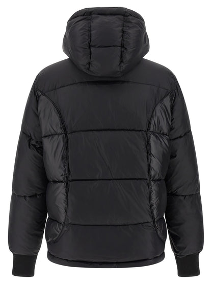 Logo patch down jacket Down jacket, Parka, Casual jackets