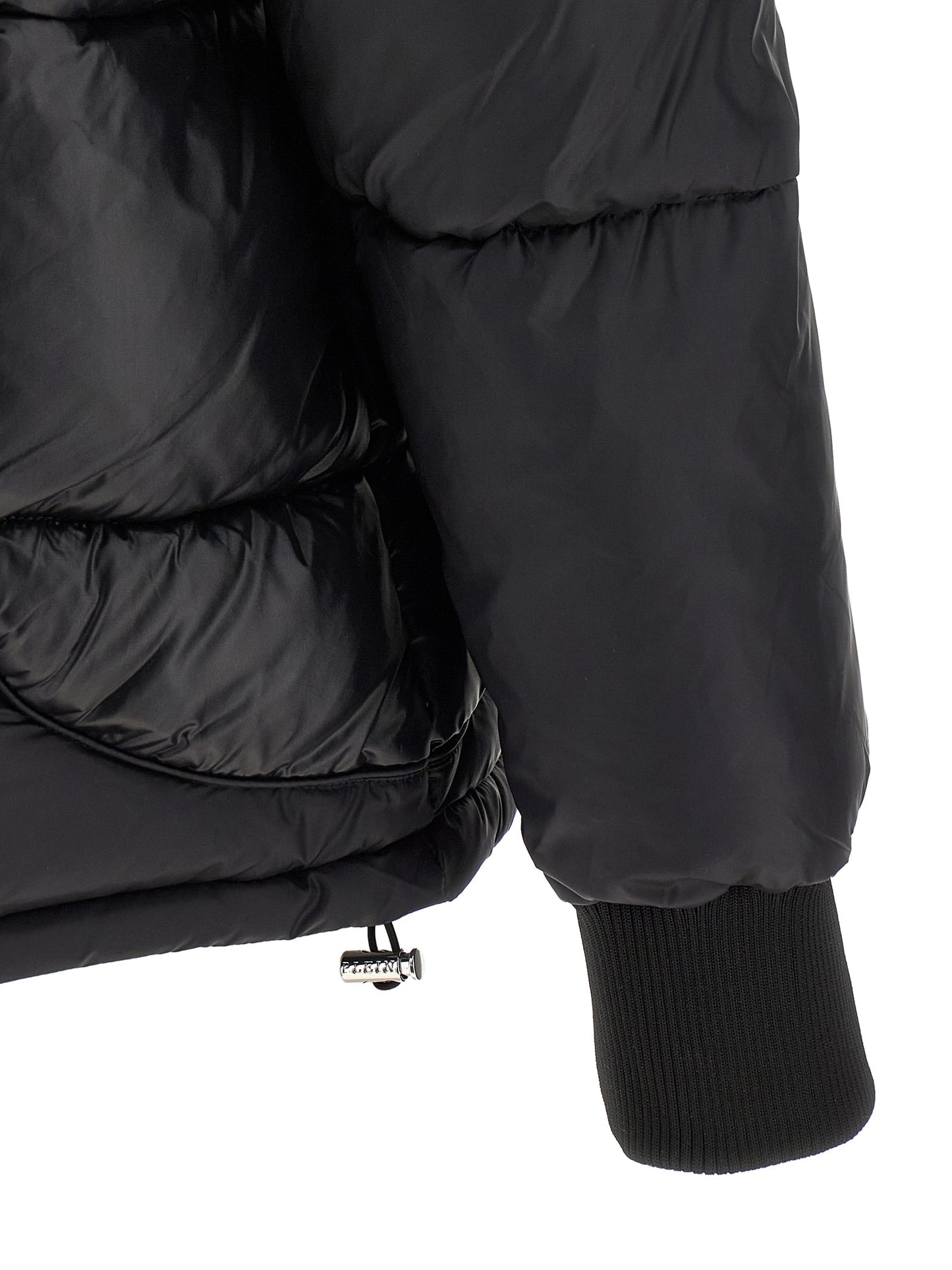 Logo patch down jacket Down jacket, Parka, Casual jackets