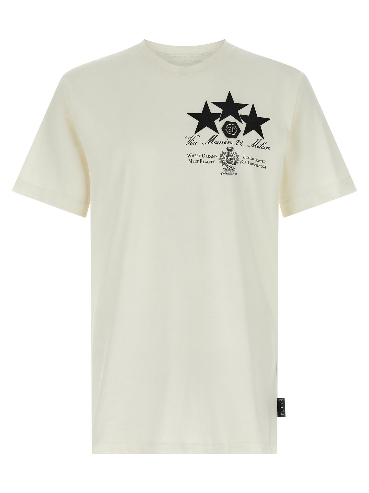 Print and patch t-shirt T-shirt
