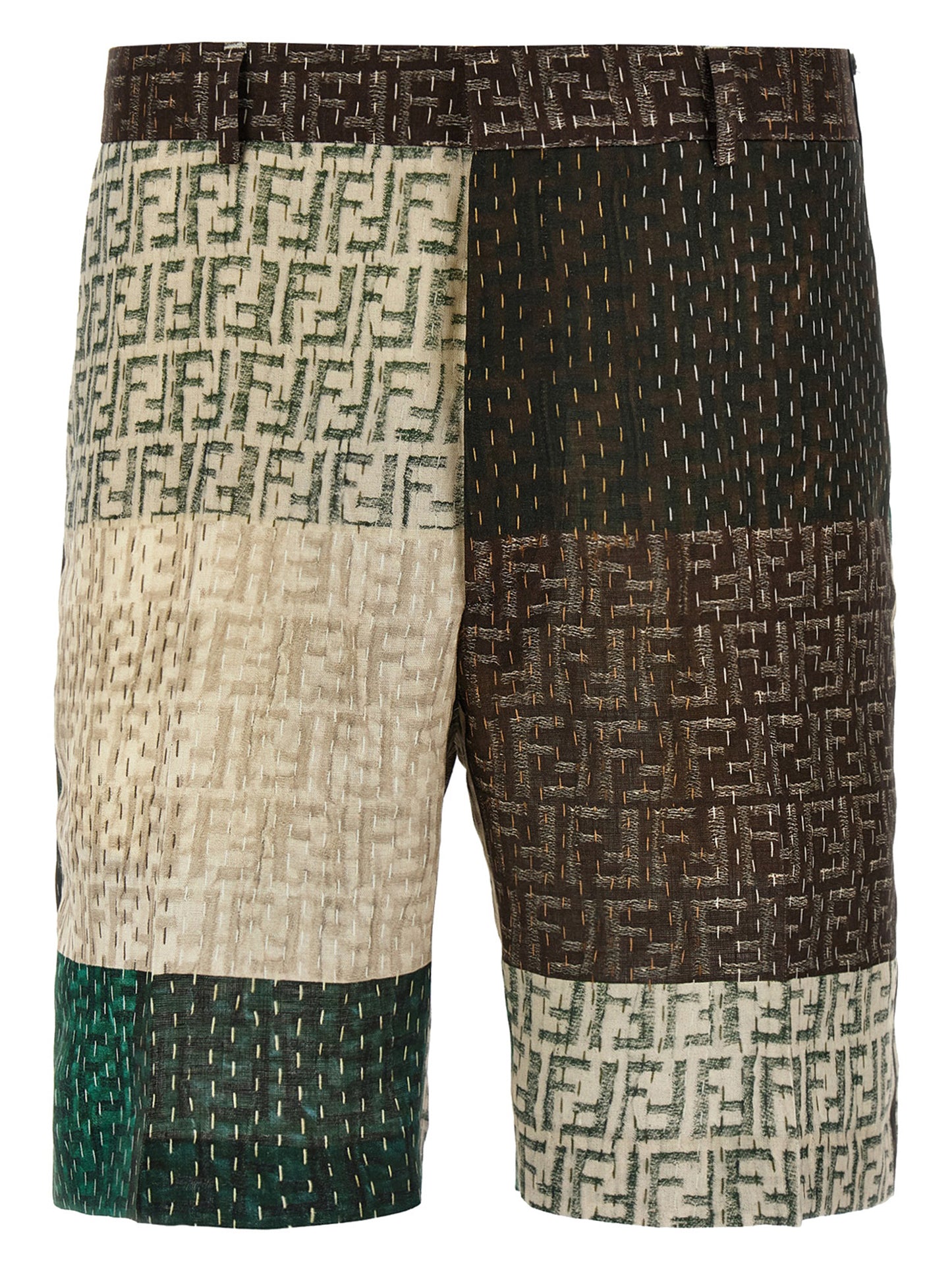 Patchwork bermuda shorts Bermuda, short