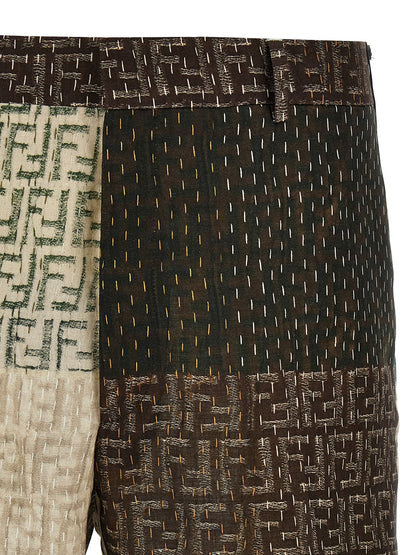 Patchwork bermuda shorts Bermuda, short