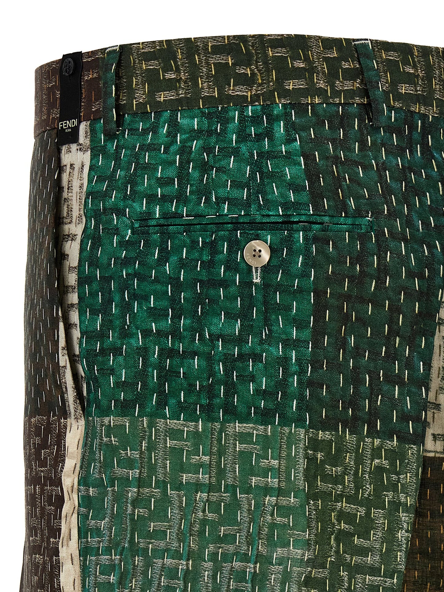 Patchwork bermuda shorts Bermuda, short
