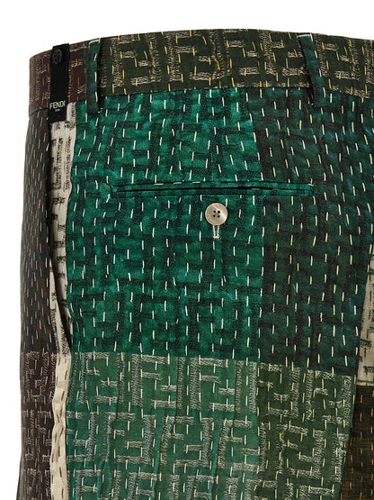Patchwork bermuda shorts Bermuda, short