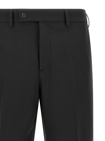 Gabardine wool trousers Pants