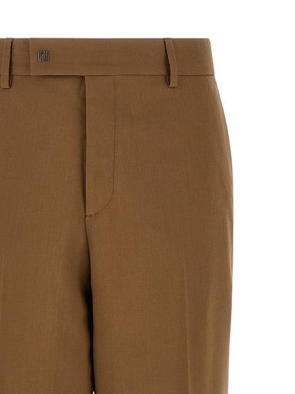 Gabardine wool trousers Pants