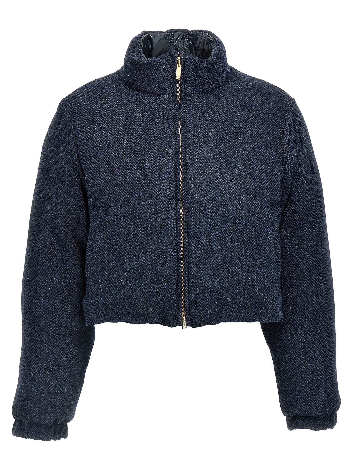'Herringbone Harris Tweed' reversible down jacket Casual jackets, parka
