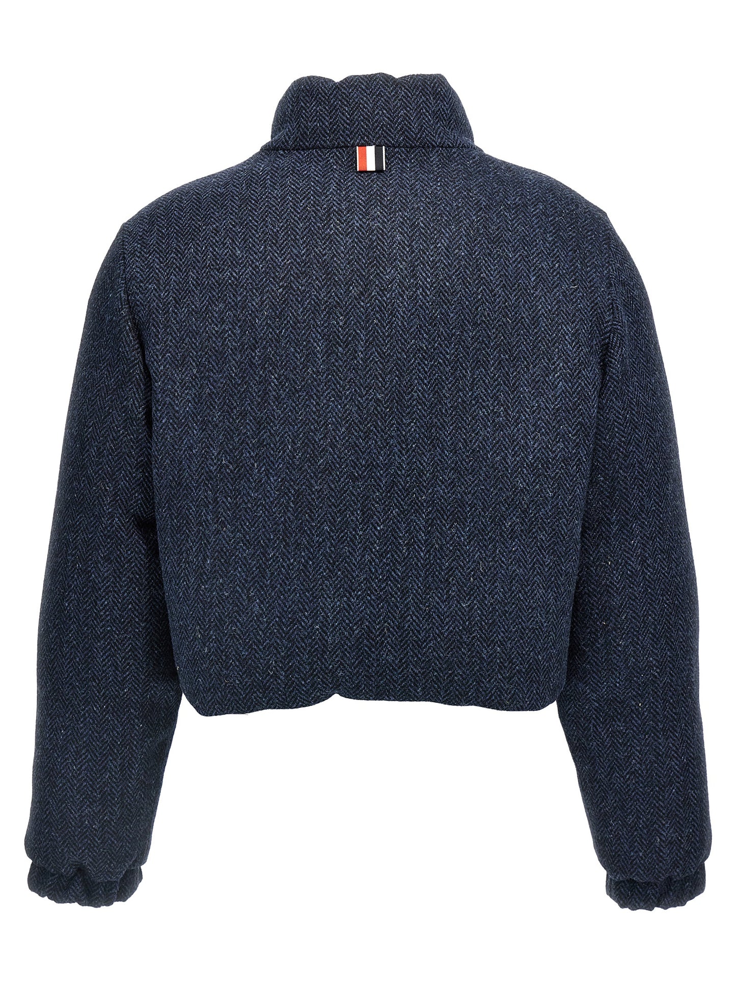 'Herringbone Harris Tweed' reversible down jacket Casual jackets, parka