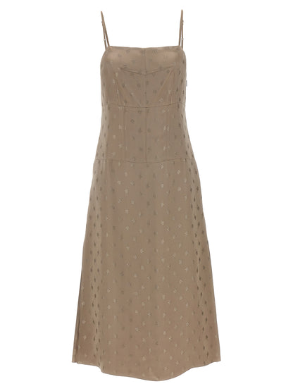 Satin midi dress Dresses