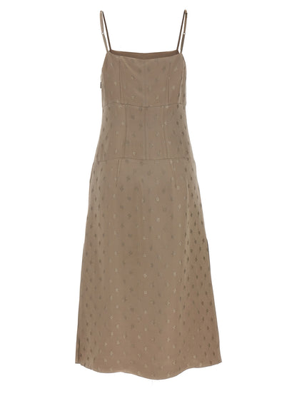 Satin midi dress Dresses