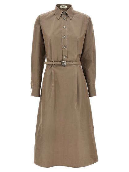 Chemisier midi dress Dresses