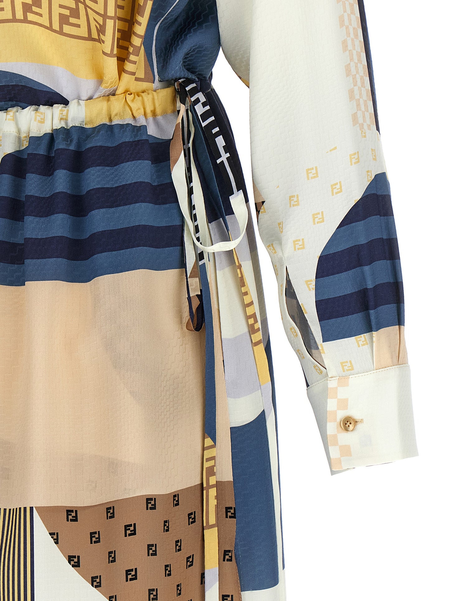 Patchwork silk dress Dresses