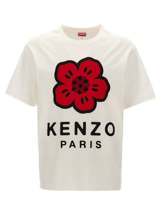 'stampa fiore' T-shirt T-shirt