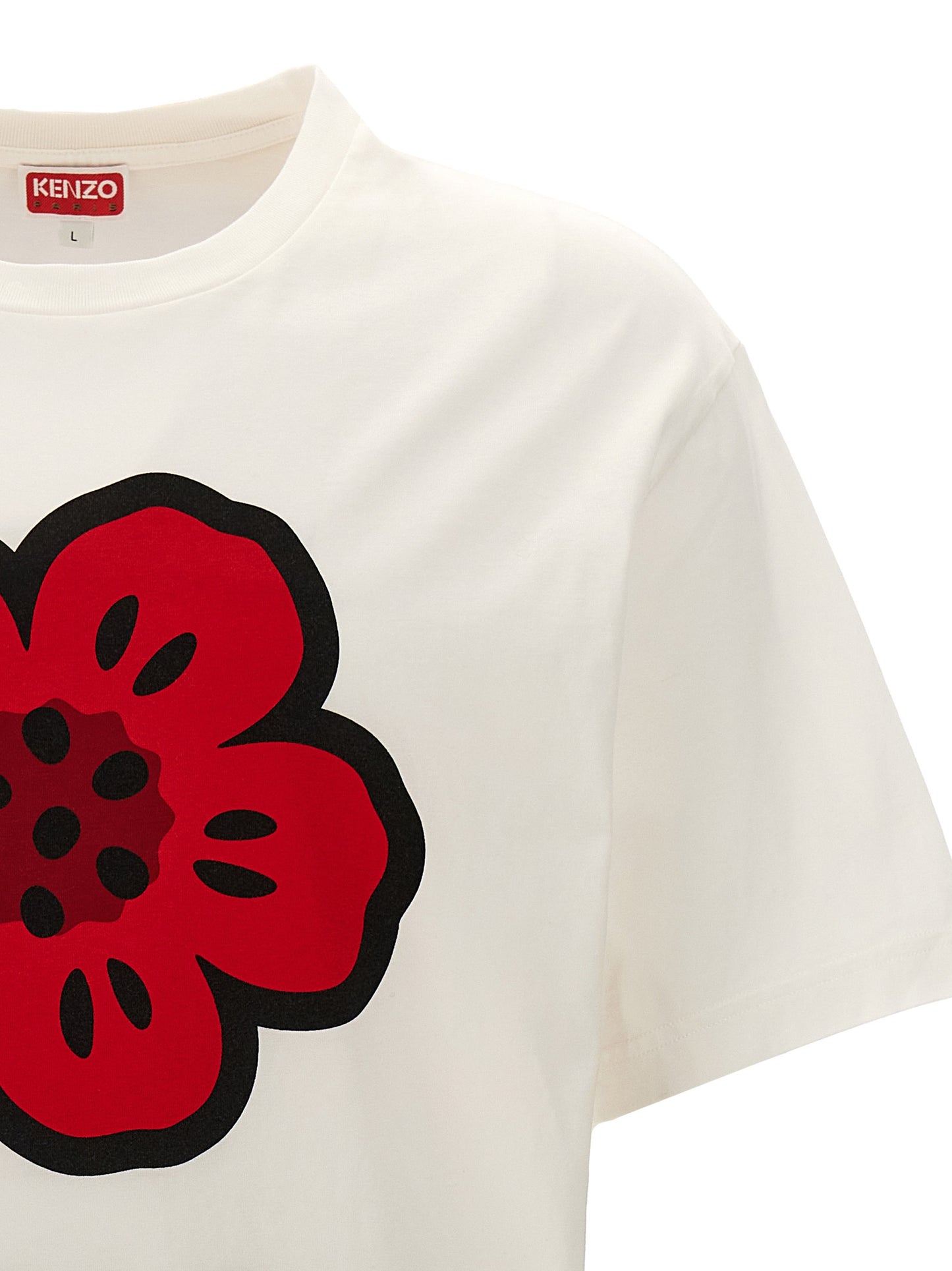 'stampa fiore' T-shirt T-shirt