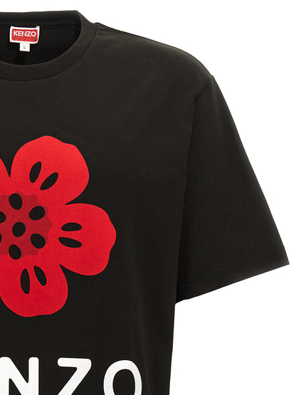 'stampa fiore' T-shirt T-shirt
