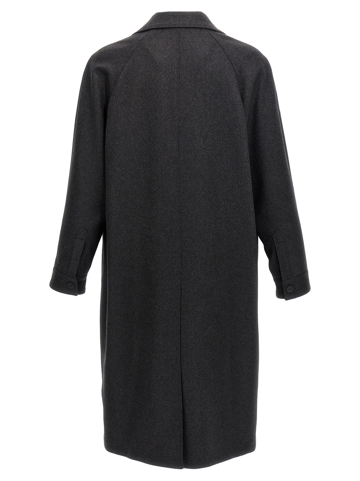 Single-breasted cashmere coat Coats, trench coats