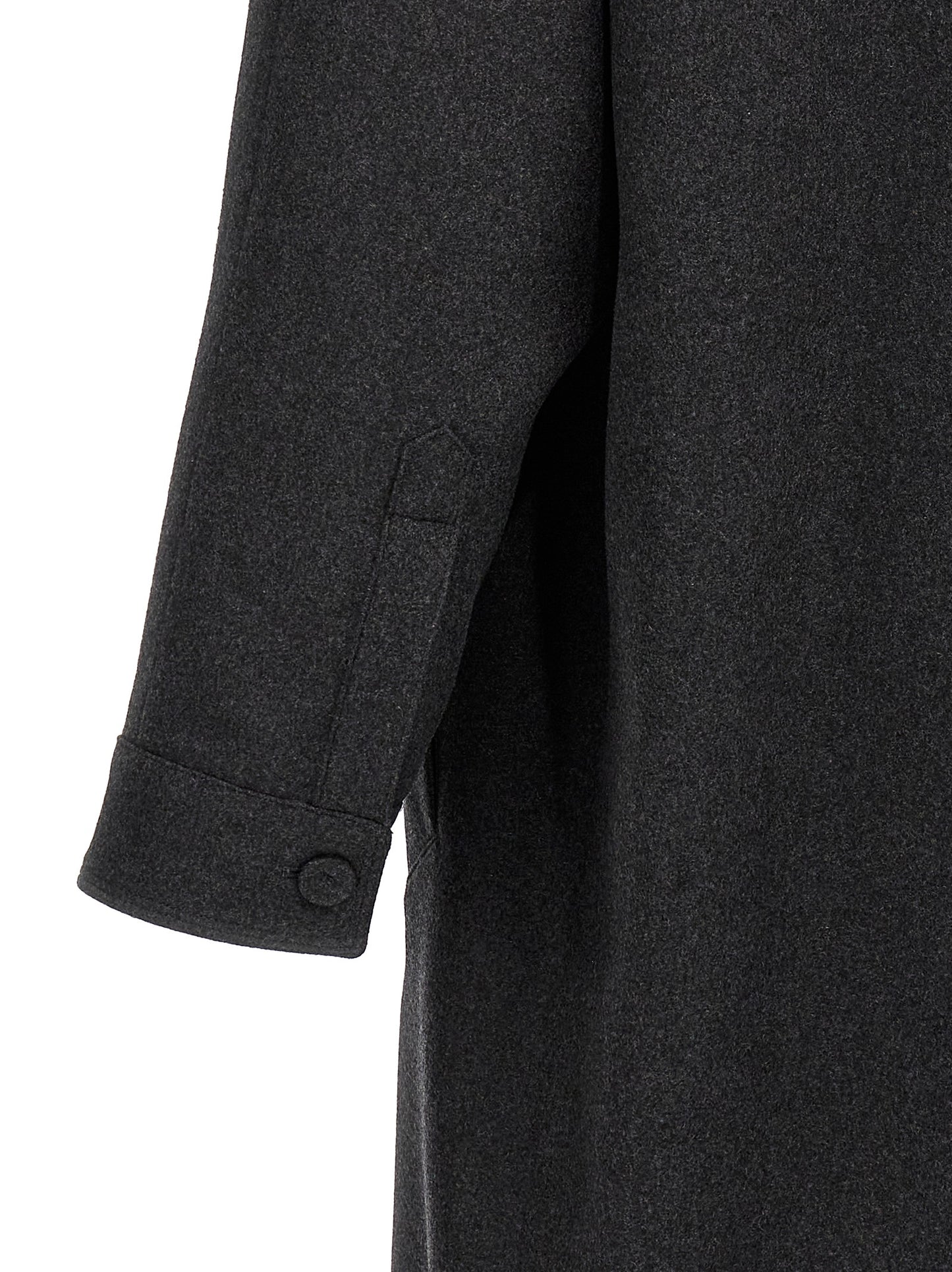Single-breasted cashmere coat Coats, trench coats