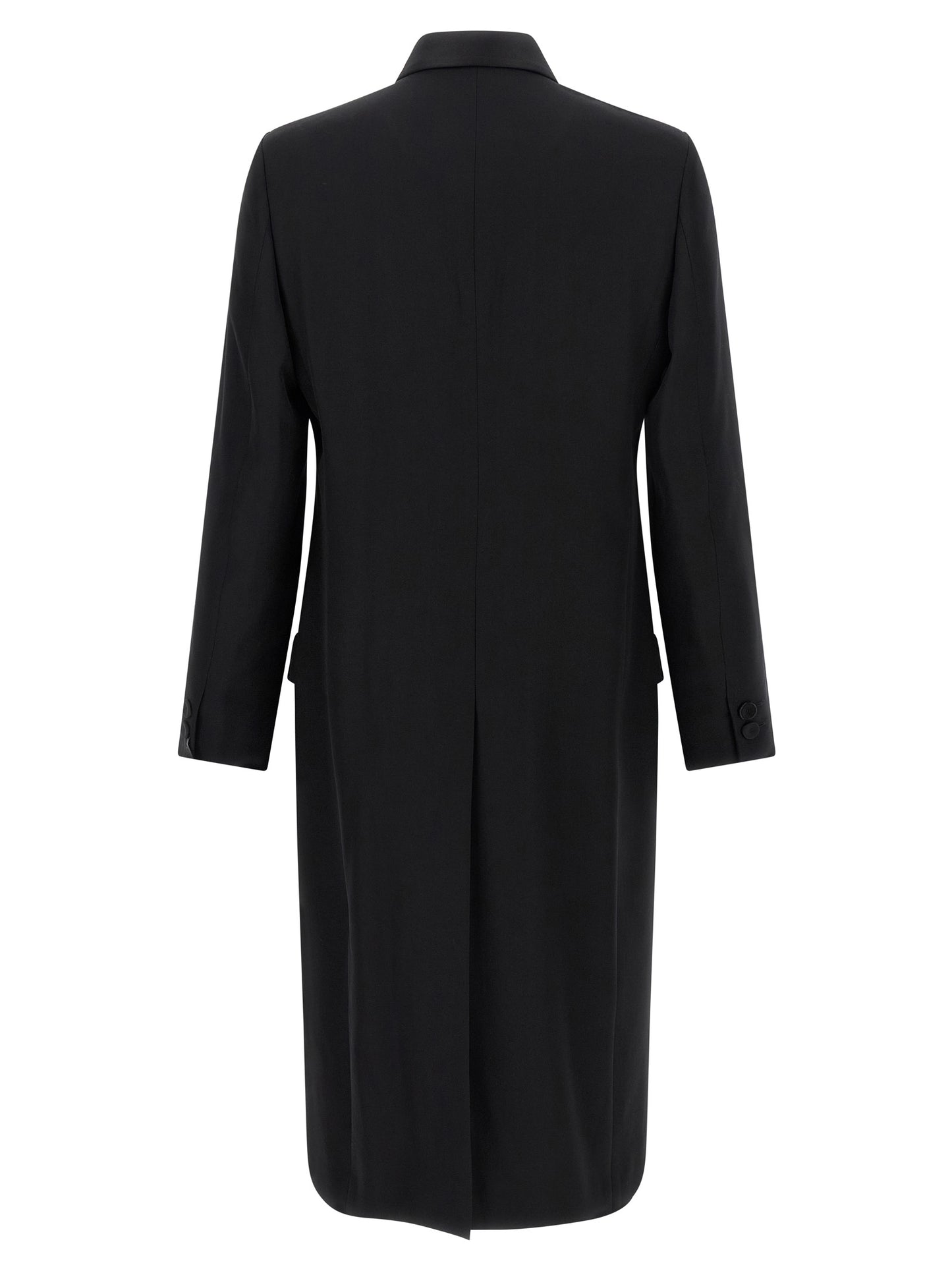 Crepe wool coat Coats, trench coats