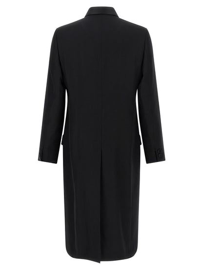 Crepe wool coat Coats, trench coats