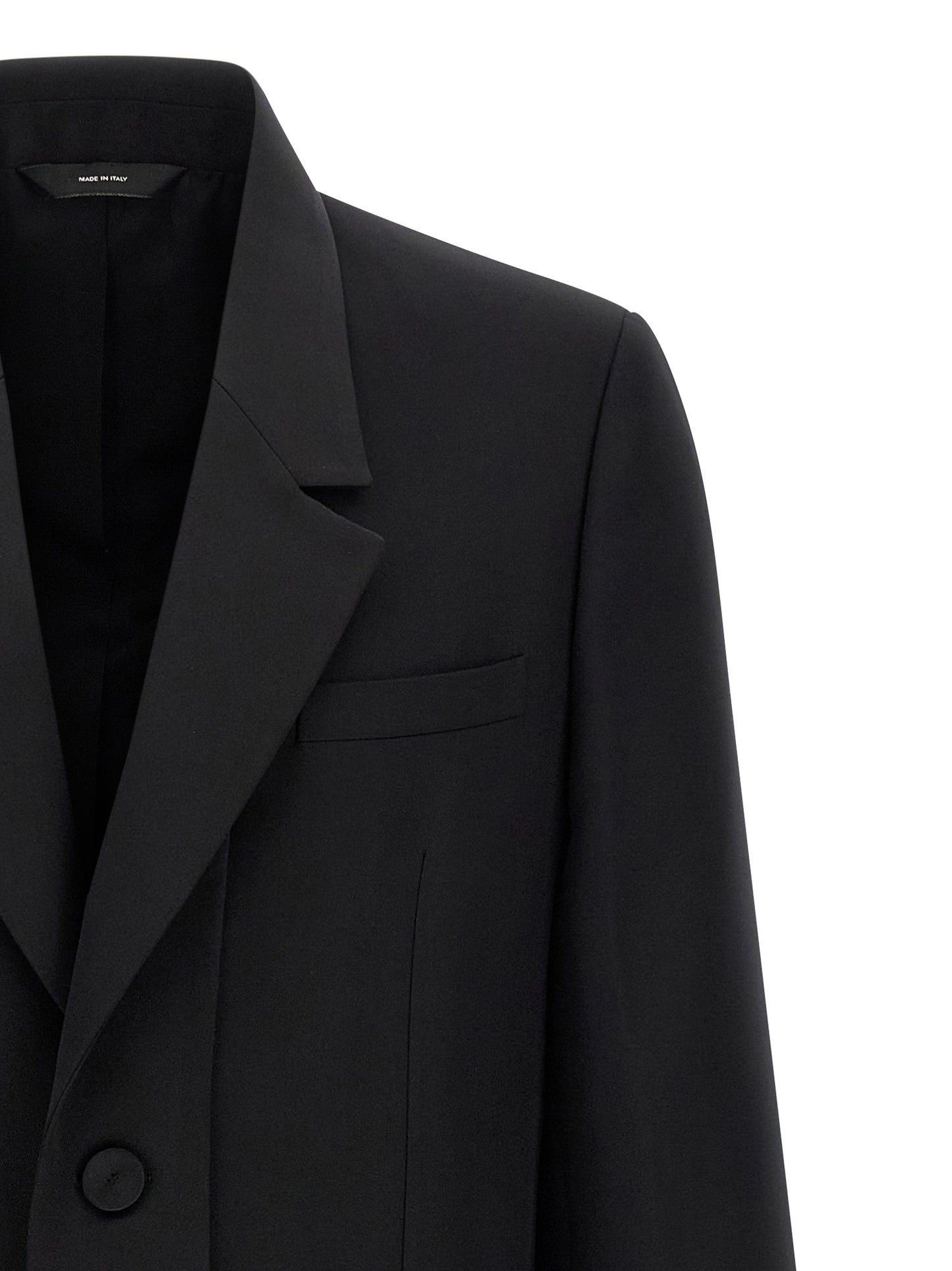 Crepe wool coat Coats, trench coats