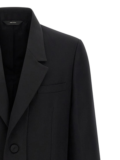 Crepe wool coat Coats, trench coats