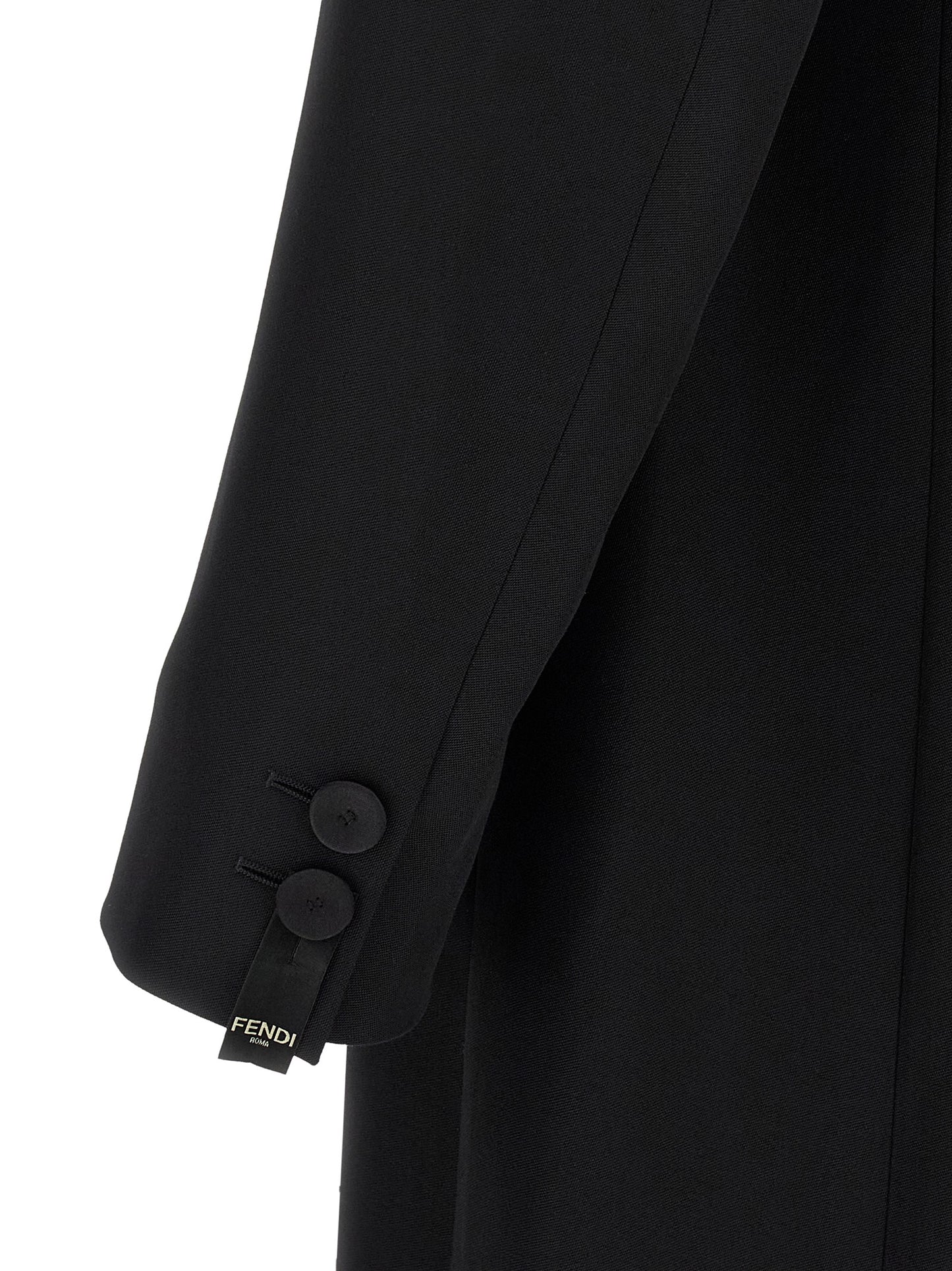 Crepe wool coat Coats, trench coats
