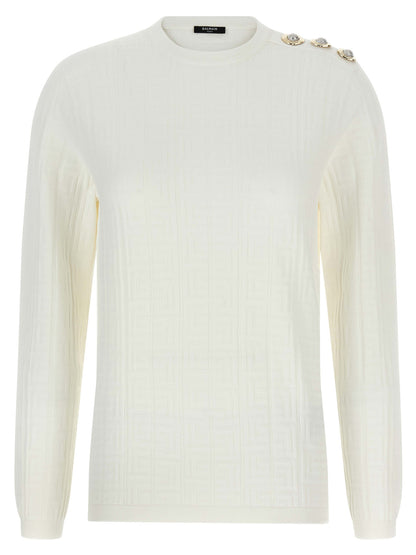 Maxi shoulder top Sweater, cardigans