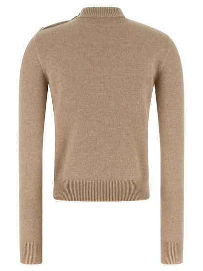 Eco-cashmere button sweater Sweater, cardigans