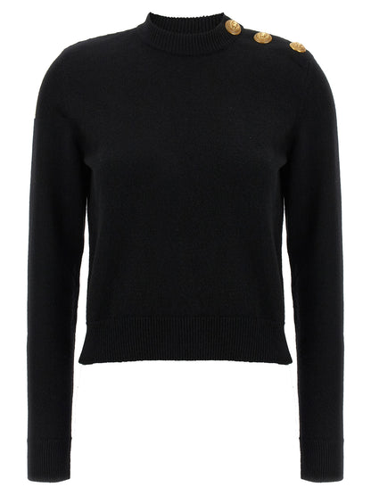 Eco-cashmere button sweater Sweater, cardigans