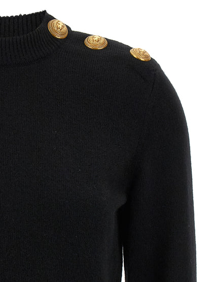 Eco-cashmere button sweater Sweater, cardigans
