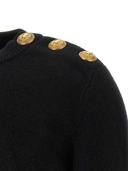 Eco-cashmere button sweater Sweater, cardigans