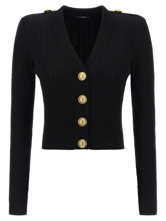 Twisted knit cardigan Sweater, cardigans