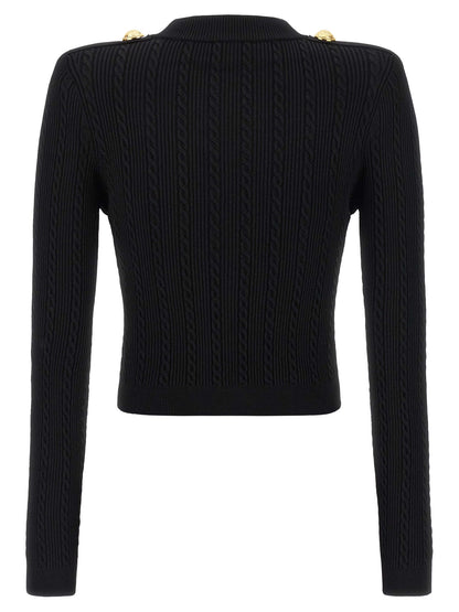 Twisted knit cardigan Sweater, cardigans