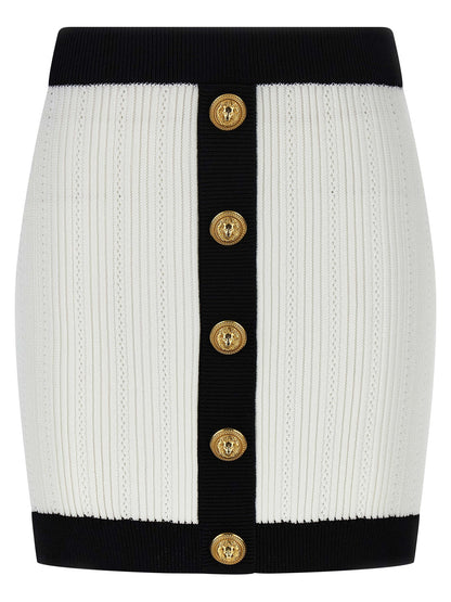 Two-tone miniskirt Skirts
