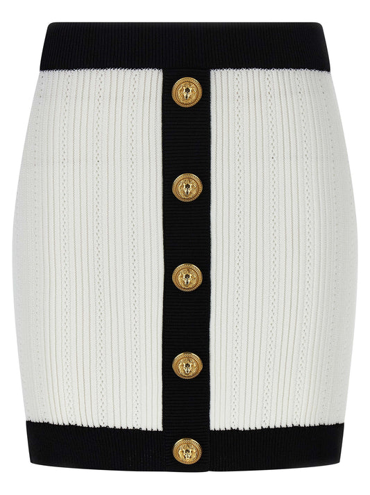 Two-tone miniskirt Skirts