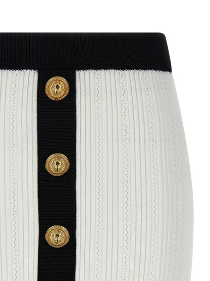 Two-tone miniskirt Skirts