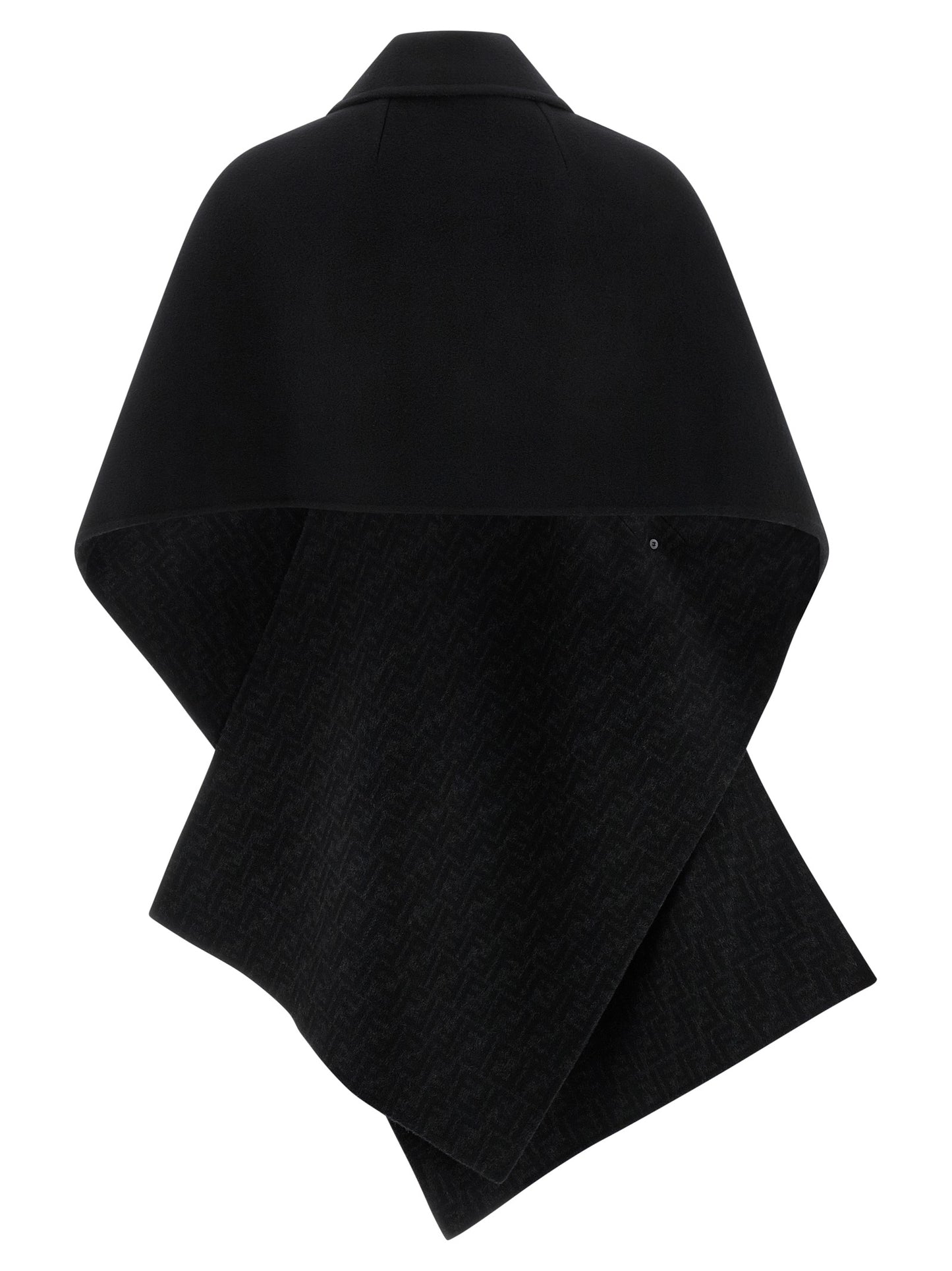 'Double wool' cape Capes