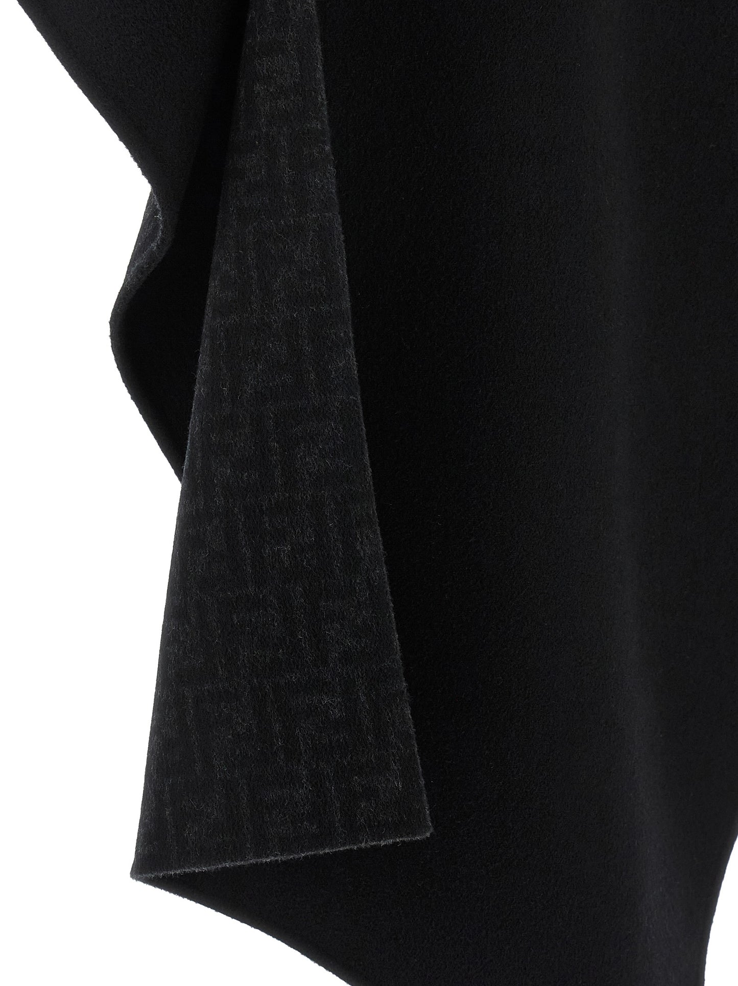'Double wool' cape Capes