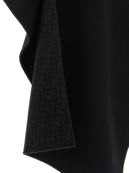 'Double wool' cape Capes