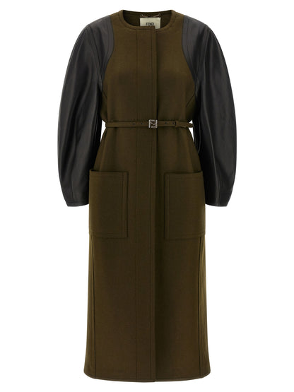 'Wool Felt' coat Coats, trench coats