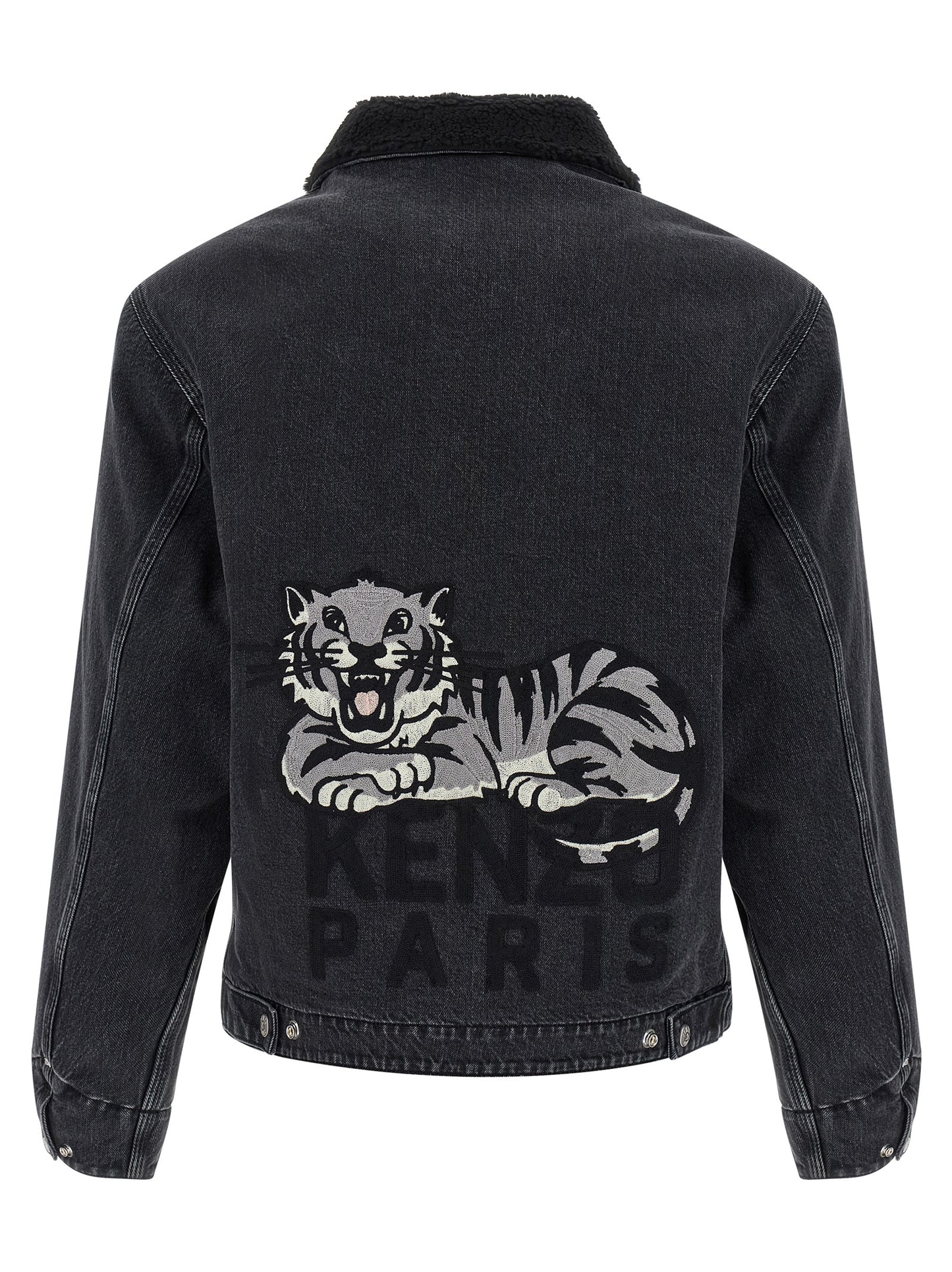'KENZO Happy Tiger' denim jacket Down jacket, Parka, Casual jackets