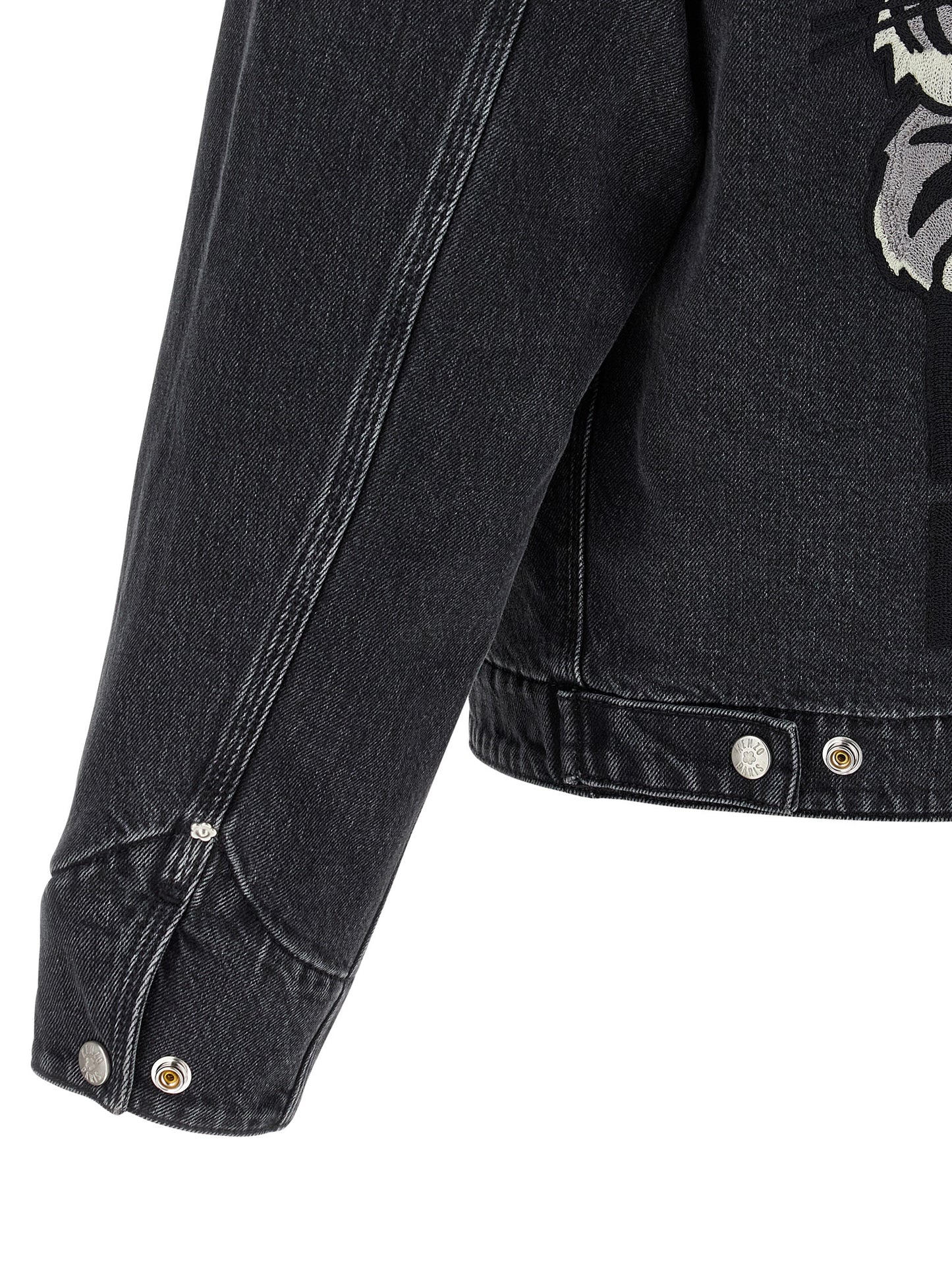 'KENZO Happy Tiger' denim jacket Down jacket, Parka, Casual jackets