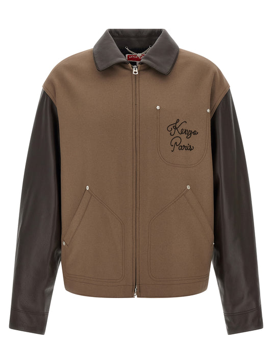 'KENZO Paris Chainstitch' jacket Down jacket, Parka, Casual jackets